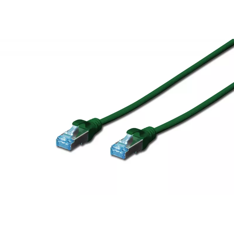 Network Cable Digitus CAT 5e SF/UTP RJ-45 0.5m Green