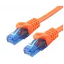 Network patch cable LOGON Cat5e U/UTP 20 m RJ-45 to RJ-45 Orange