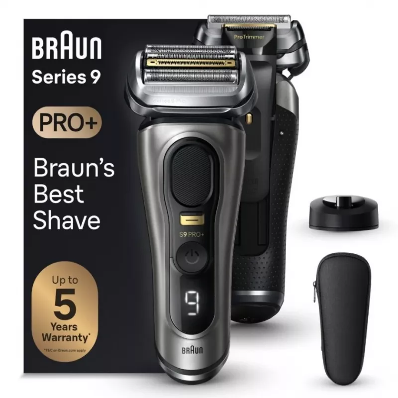 Braun Series 9 Pro+ 9515s electric shaver - wet & dry, metallic