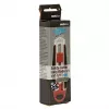 Utility knife WEDO 78 830 with snap-off blade, ergonomic handle, 1 pc, black/red/silver