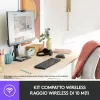 Logitech Wireless Combo MK220 - Keyboard-and-Mouse-Set - wireless - 2.4 GHz - Italian - Dark Grey (920-003721)