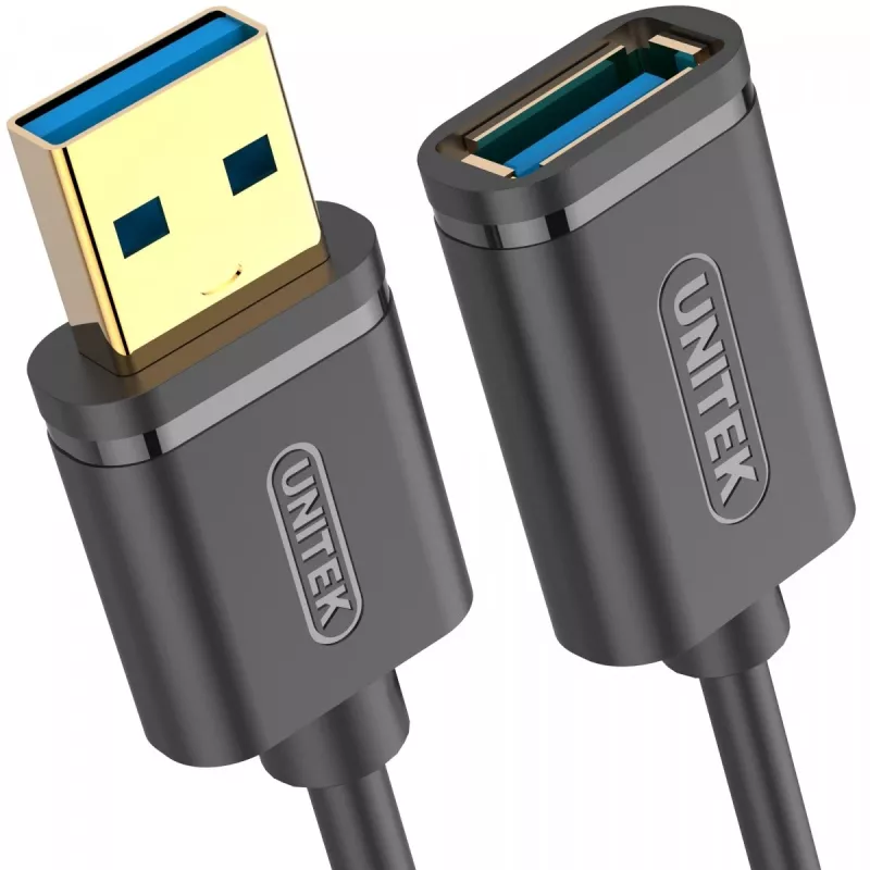 UNITEK Y-C457GBK USB cable USB 3.2 Gen 1 (3.1 Gen 1) 1 m USB A Black