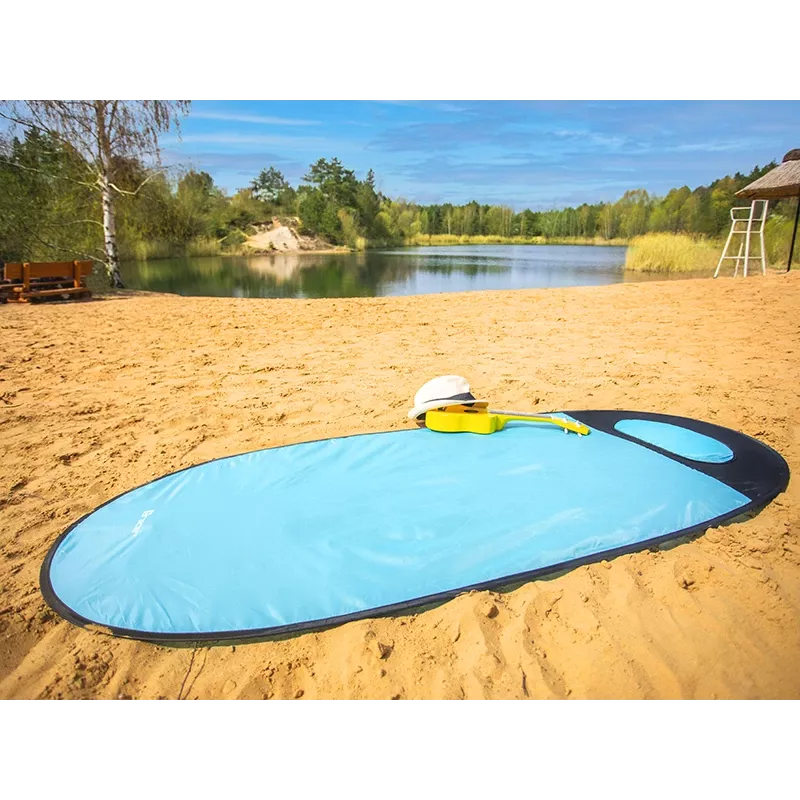 Beach Mat TRACER Pop Up 46933 — lightweight portable beach mat, blue