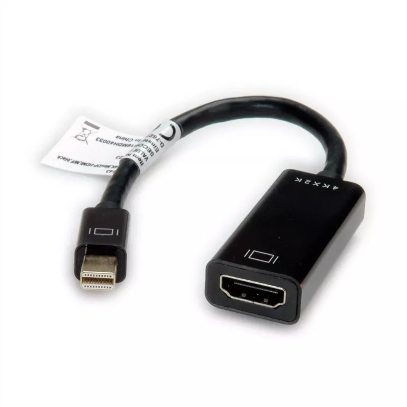 Value 12.99.3143 Video Cable-Adapter Mini DisplayPort HDMI Type A (Standard) Black (12.99.3143)