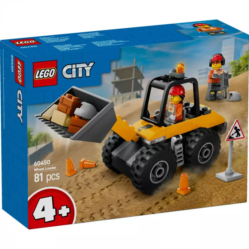 LEGO City 60450 Yellow Wheel Loader