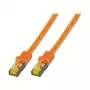 EFB-Elektronik RJ45 Patch Cable Cat.6A S/FTP LSZHCat.7 Raw Cable orange 0,25m Manufacturer: EFB Elektronik (MK7001.0,25O)