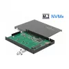 SSD enclosure DeLOCK 42609 Black M.2