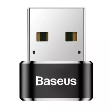 Baseus USB Male to Type-C Female Adapter Converter Black