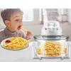 Electric Food Steamer Beper BF.640 2-tier, adjustable timer, countertop food steamer