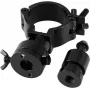 EUROLITE Clamp TPZ-1 black with TV pin – lighting/truss clamp for fixtures