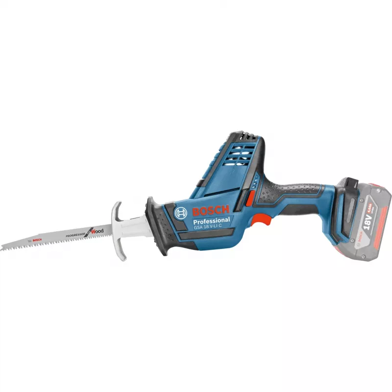Bosch GSA 18 V-LI C Professional Black, Blue, Red