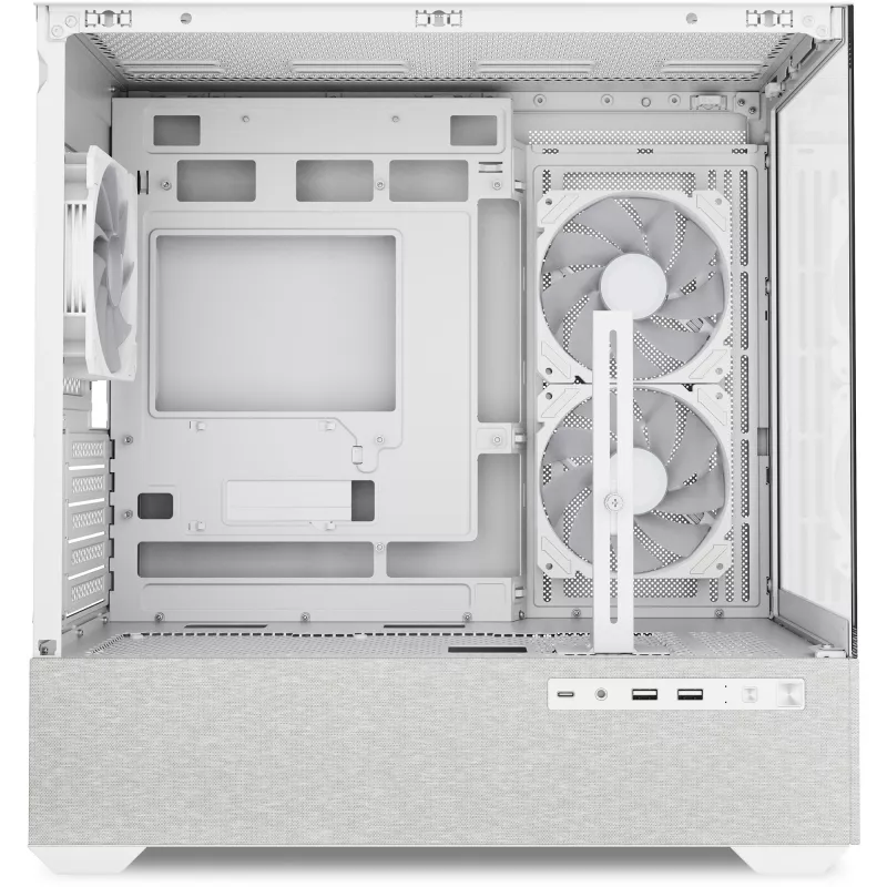 Sharkoon MK7 ARGB mATX Case 2xGlass White