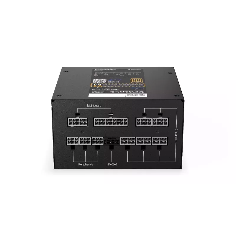 Power supply unit ENDORFY Supremo FM6 850 W, 24-pin ATX, fully modular, 80 PLUS Gold, 120 mm fan, black