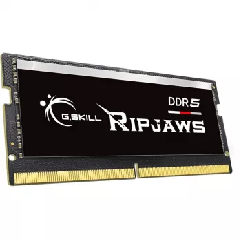 SO-DIMM 32 GB DDR5-5600 (2x 16 GB) Dual-Kit, Arbeitsspeicher schwarz, F5-5600S4040A16GX2-RS, Ripjaws, INTEL XMP