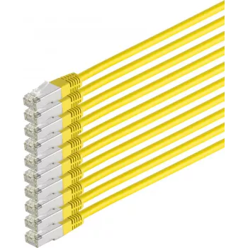Networking Cable S/CONN RJ45-RJ45 ShiverPeaks 75711-H0.5Y-SET10