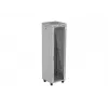 19 inch 42U LANBERG Standing Rack Cabinet 600×600 mm Gray with Glass Door and LCD (Flat Pack)