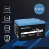 Rechargeable LiFePO4 battery QOLTEC 10Ah 12.8V 128Wh with integrated BMS