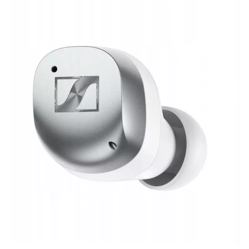 SENNHEISER Momentum MTW4 Wireless Bluetooth Noise-Cancelling Sports Earbuds - White & Silver