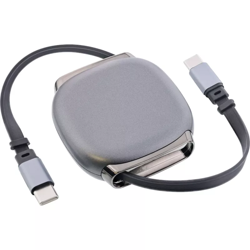 USB-C cable InLine 35850, 100W power delivery, 0.80 m, black/grey