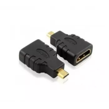 Techly IADAP-HDMI-MD cable gender changer Micro HDMI D Black