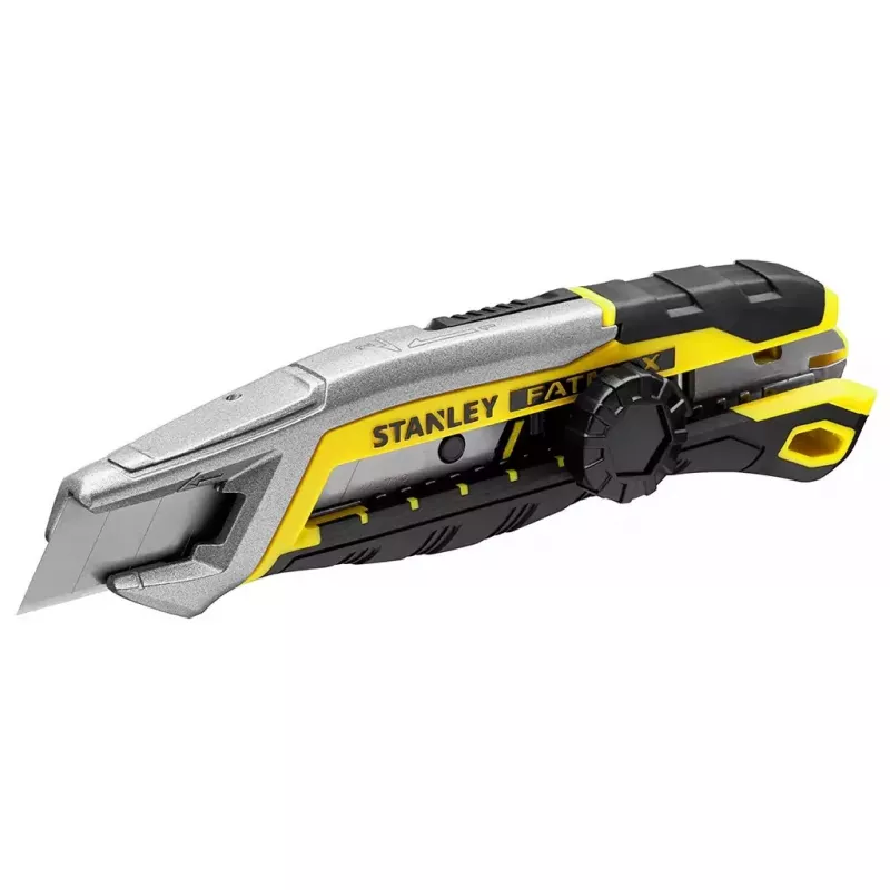 Utility knife Stanley FMHT10592-0 Black Stainless steel Yellow 18mm width 165mm length