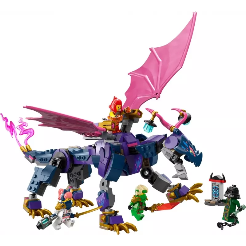 LEGO construction toy NINJAGO 71842 Rontu the Master Dragon — 381 pieces, 4 minifigures, display model 130 mm