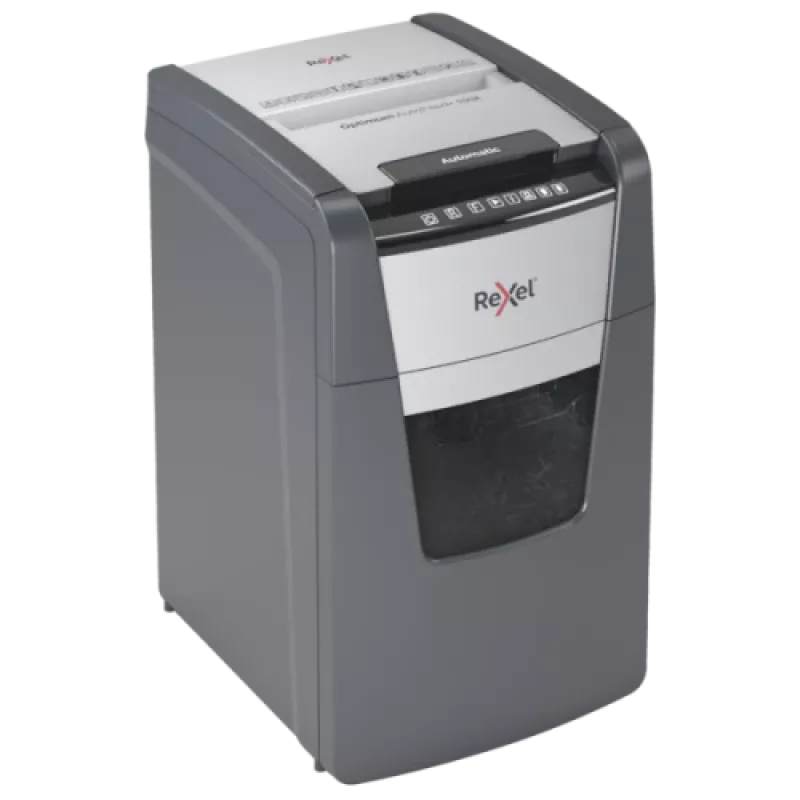 Rexel Optimum AutoFeed+ 150X Automatic Cross Cut Paper Shredder P4