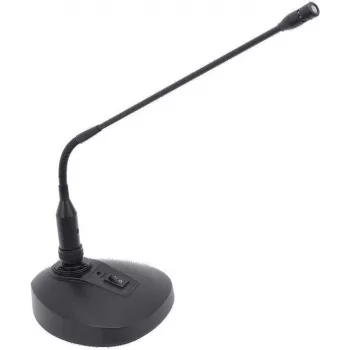 Interview microphone Omnitronic 13030915 Black