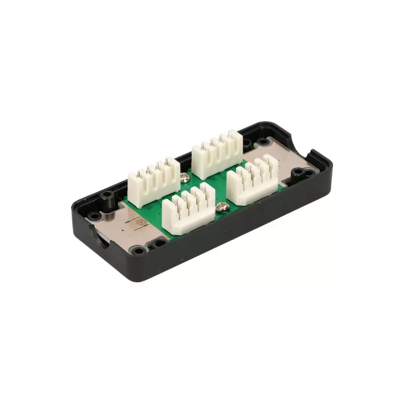 Extralink CAT6 UTP Junction Box, Barrel Connector, Black
