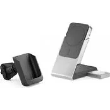 Portable Battery Alogic Matrix+ Wireless 3-in-1 Ladestation MagSafe + Vent Mount, 5000mAh