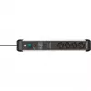 Power Extension Brennenstuhl 1391010400 3m 4 AC Outlets Indoor Black Silver