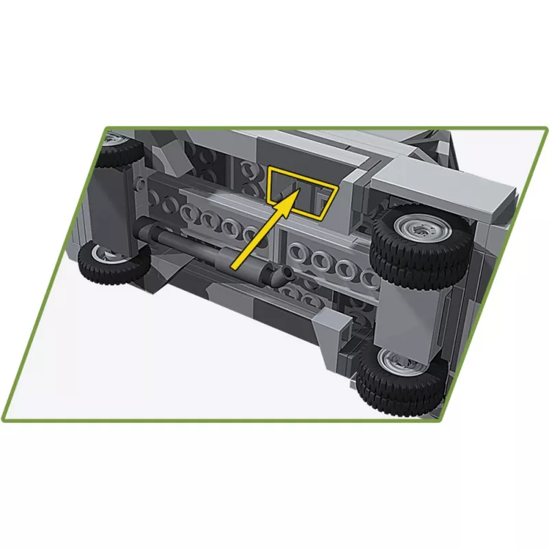 COBI 3114 Historical Collection Improvised Armoured Car Kubus, Warsaw Uprising, 302 Pieces