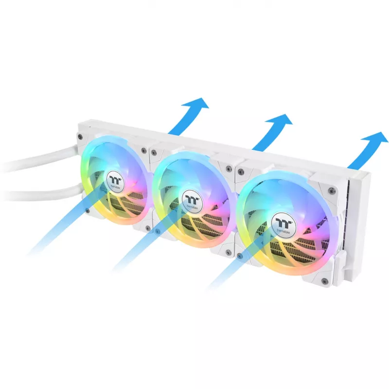 AIO liquid cooler THERMALTAKE MAGFloe 360 Ultra White 360mm radiator, 360mm, white