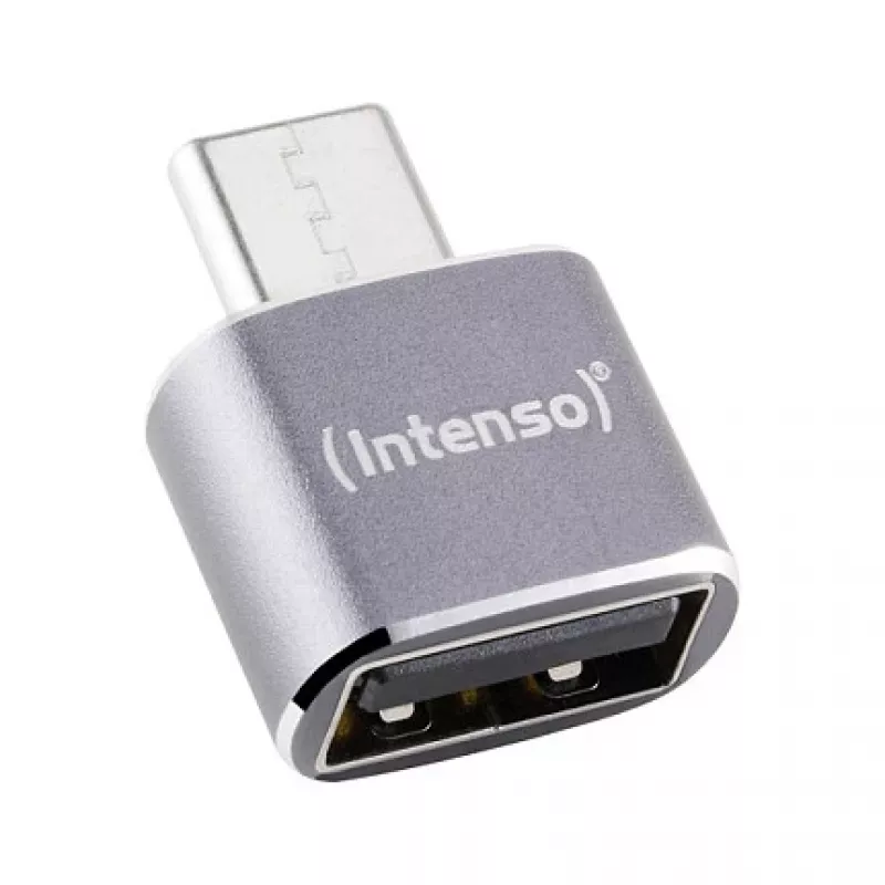Intenso 3-pack USB Adapter USB-A -> USB-C C480C Aluminium