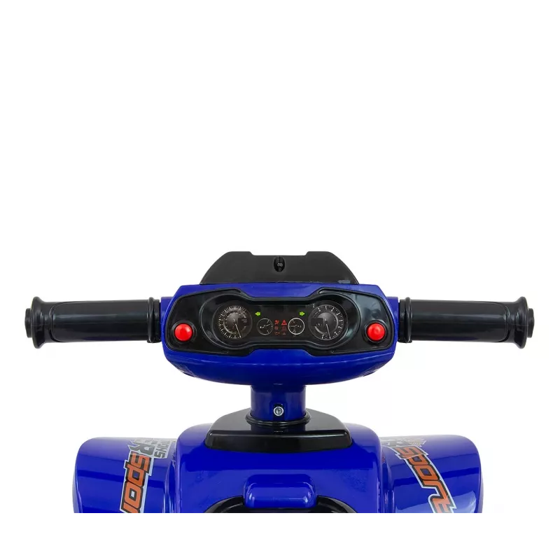 Ride-on toy milly mally Ride-on Monster Navy — children's sit-and-ride vehicle, low seat height