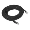 Networking cable LANBERG PCU6-10CC-1000-BK RJ-45 Cat6 U/UTP 10 m Black