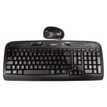 Logitech Wireless Combo MK330, Keyboard-and-Mouse-Set, German, Black (920-003967)