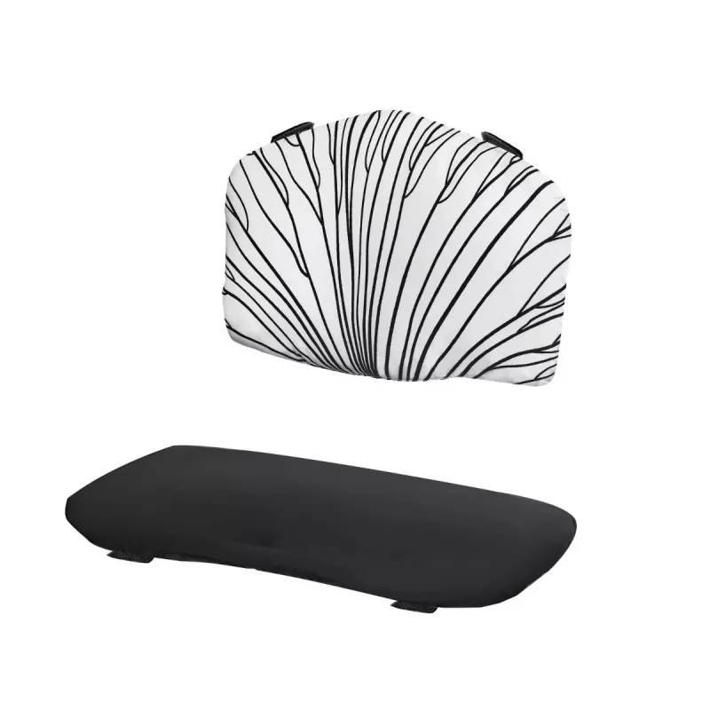 Pillow for kinderkraft ENOCK highchair — black and white