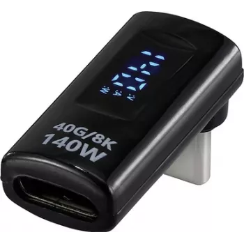 Renkforce USB-C Adapter[1x Plug - 1x Socket] USB4 L-Type Male to Female (RF-6826674)