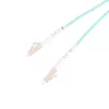 Extralink LC/UPC to LC/UPC fiber patchcord, Multi‑Mode OM3, Duplex, 3 mm jacket, 2 m