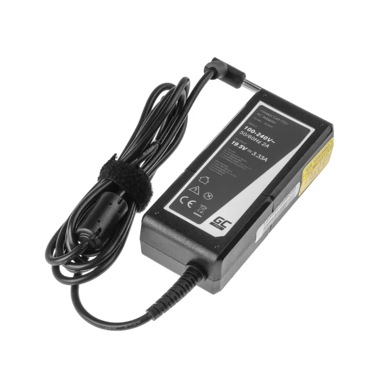 Green Cell AD49P power adapter/inverter Indoor 65 W Black
