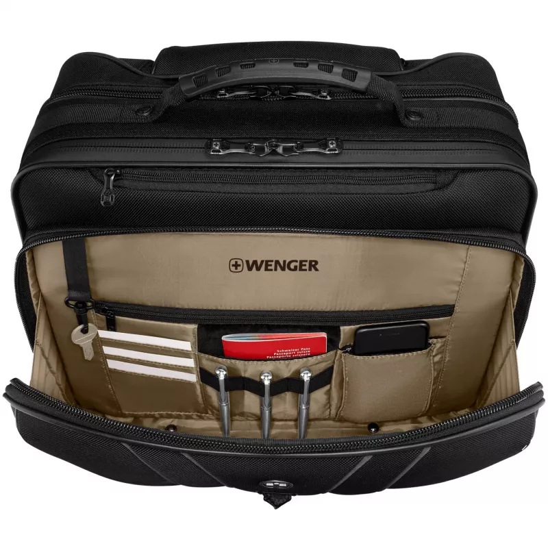 Wenger wheeled laptop case Legacy Black Series for 15.6 inch (39.62 cm) with tablet pocket