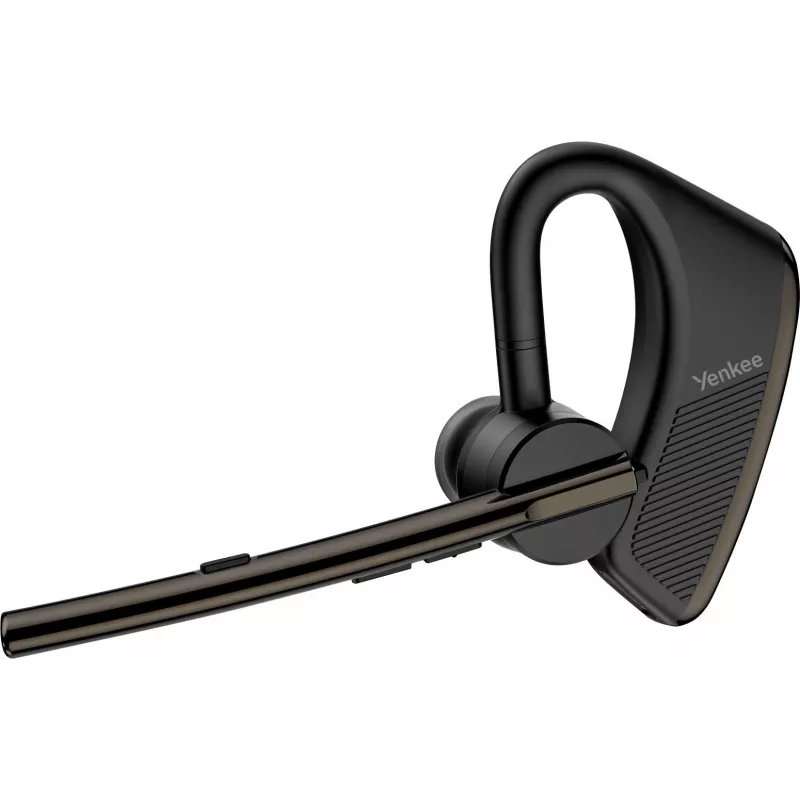Wired/Bluetooth Handsfree Set YENKEE YHF F20BK — headset and inline mic for calls and audio