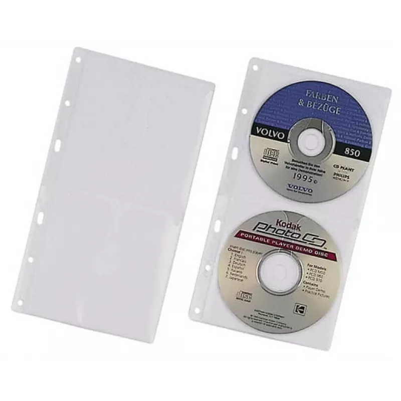 Sleeve case Durable 5203-19 2 discs Transparent