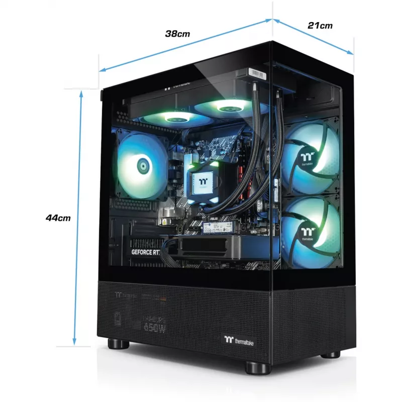 FTW V170A 5070 Elite Black, Gaming-PC black/transparent, Windows 11 Home