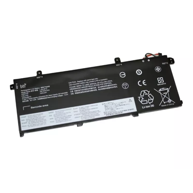 Battery for Lenovo P14s / T490 51Wh 11.55V Li-Ion by Triton (L18L3P73) 4372 mAh, black