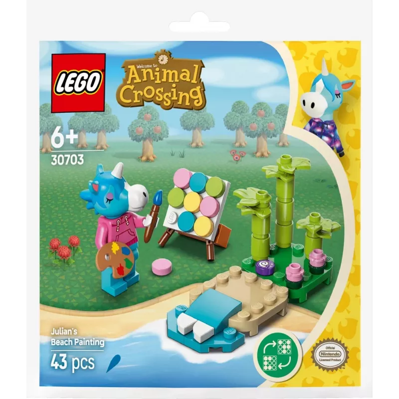 Bricks Animal Crossing 30703 Julians Beach Painting