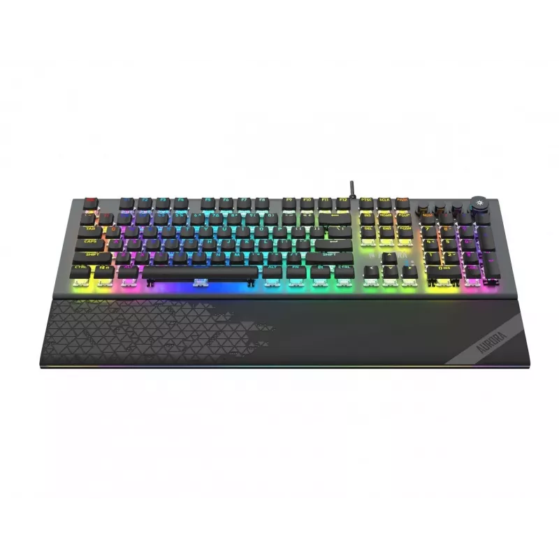 iBox Aurora K-5 keyboard USB QWERTY Silver