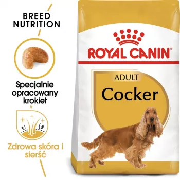 Dry Dog Food Royal Canin Cocker Adult 12 kg — Poultry, 25% Protein, 14% Fat