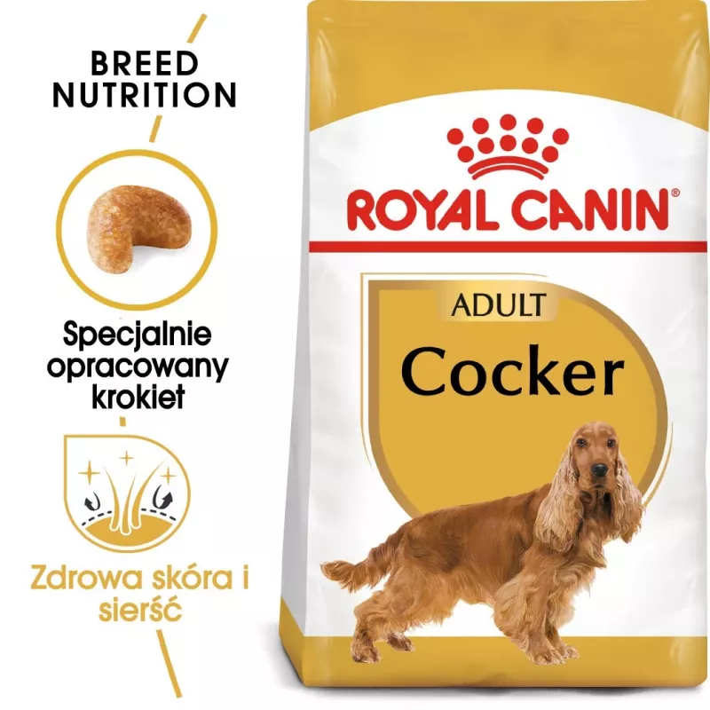 Royal Canin Cocker Adult Dry Dog Food 12 kg